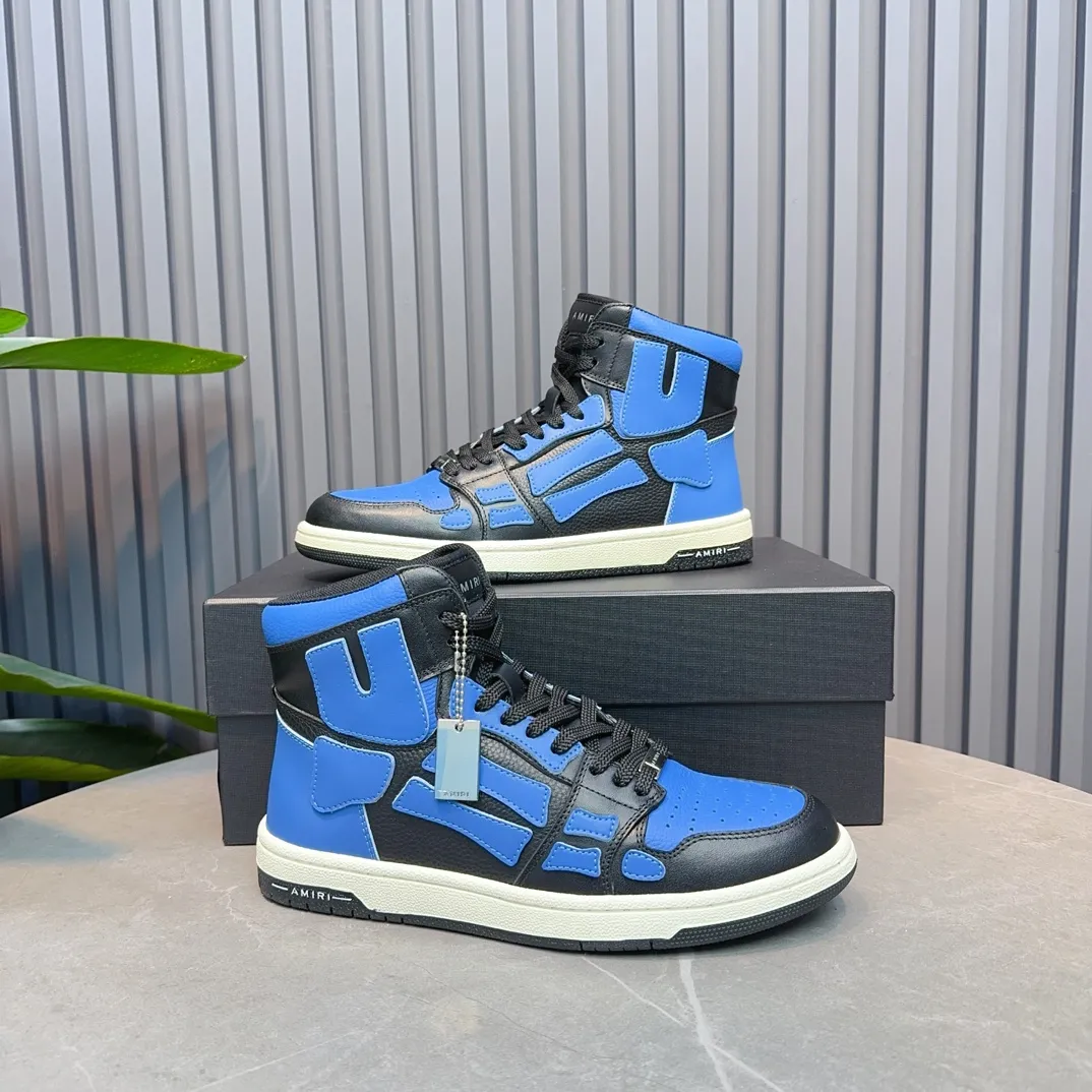 Men's shoes💰620💰 AMIRI AMIRI trendy brand hot sale🔥 Available all year round✅Couples💑 Official website synchronization Imported fabrics 1⃣️ratio 1⃣️Re-engraved, original factory special original sole, 35-45 (38.45. Non-refundable)